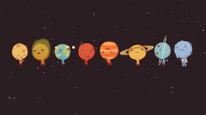 The Tale of the Eight Planets