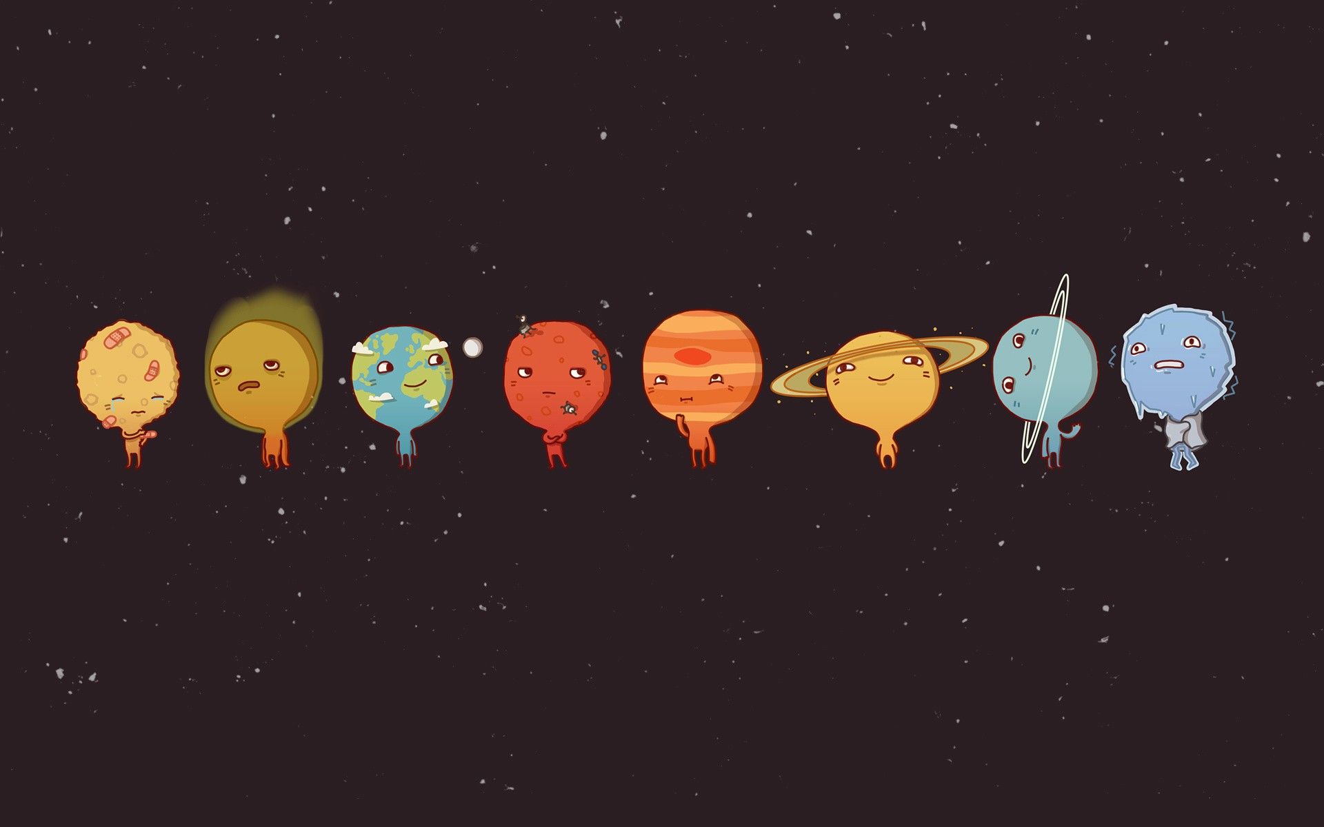 The Tale of the Eight Planets